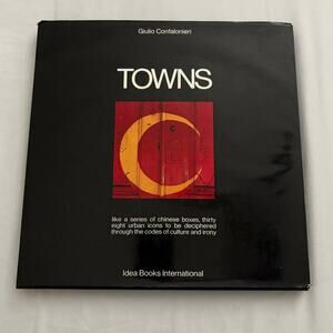 TOWNS by Giulio Confalonieri Idea Books International Hardcover Published 1976